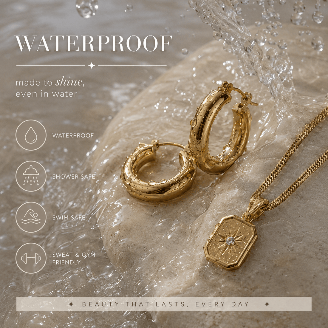What Is Waterproof Jewelry? (And Does It Actually Last?) - Aella Jewelry Co.