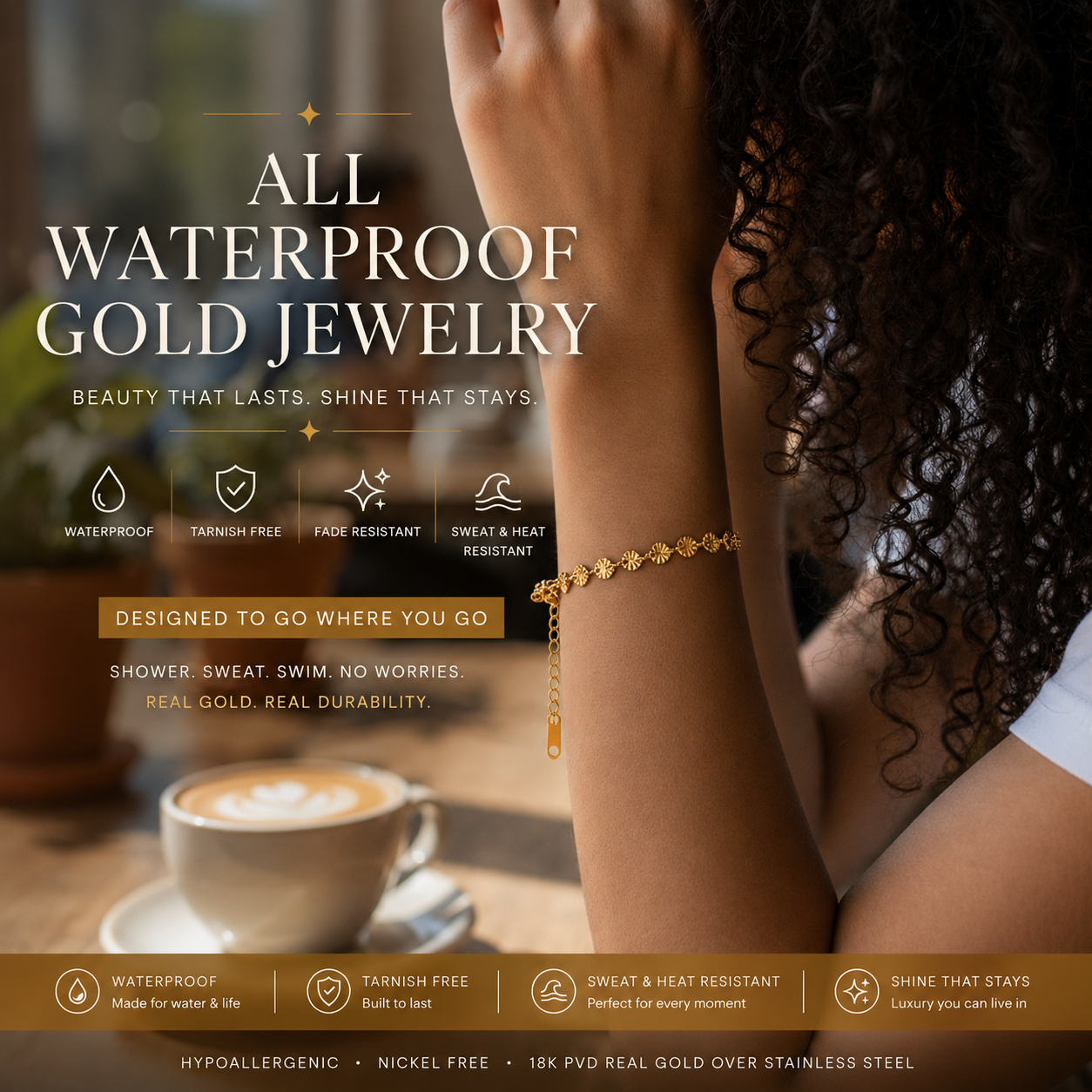 All Waterproof Gold Jewelry - Aella Jewelry Co.