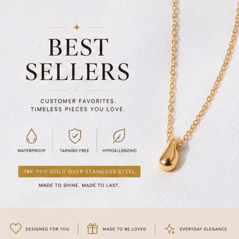 Best Selling Waterproof Gold Jewelry - Aella Jewelry Co.