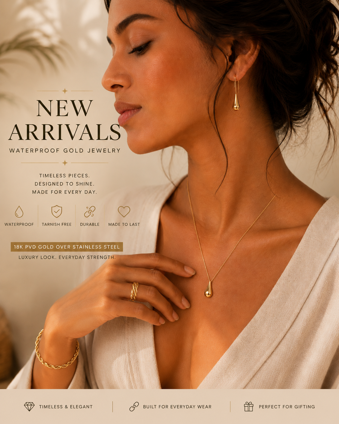 New Arrivals – Waterproof Gold Jewelry - Aella Jewelry Co.