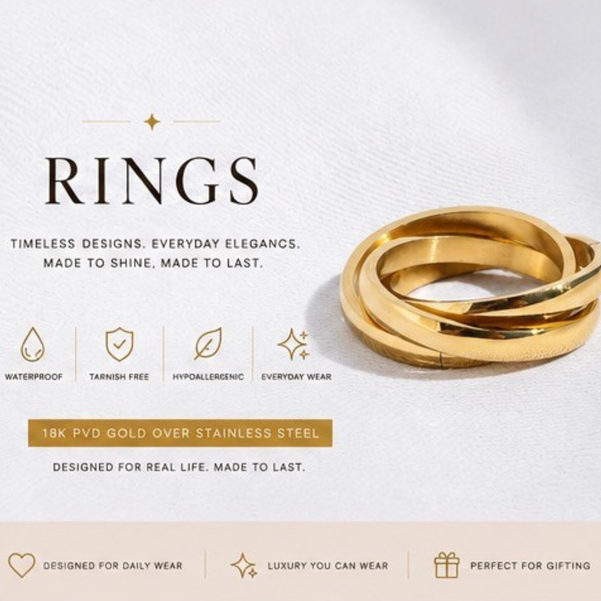 Gold Rings for Women - Aella Jewelry Co.
