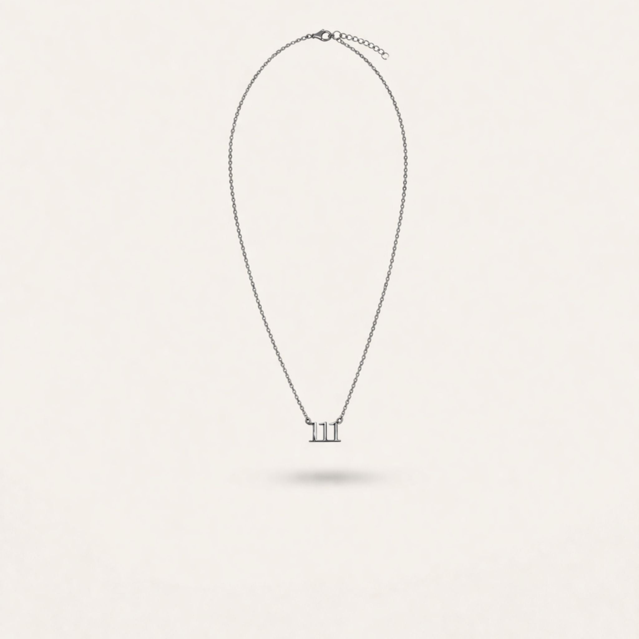 111 Angel Number Necklace – 18K PVD Gold Waterproof Stainless Steel