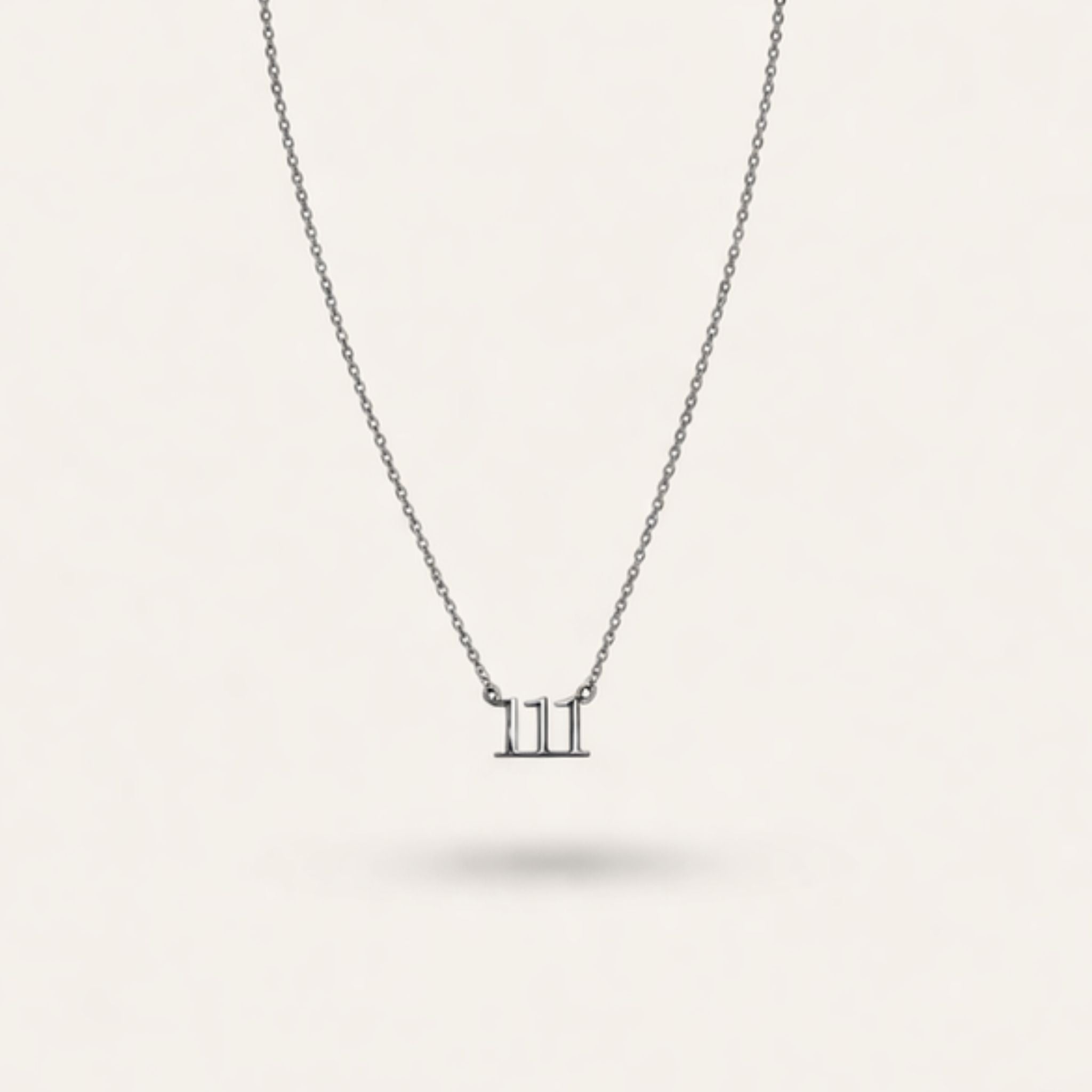 111 Angel Number Necklace – 18K PVD Gold Waterproof Stainless Steel