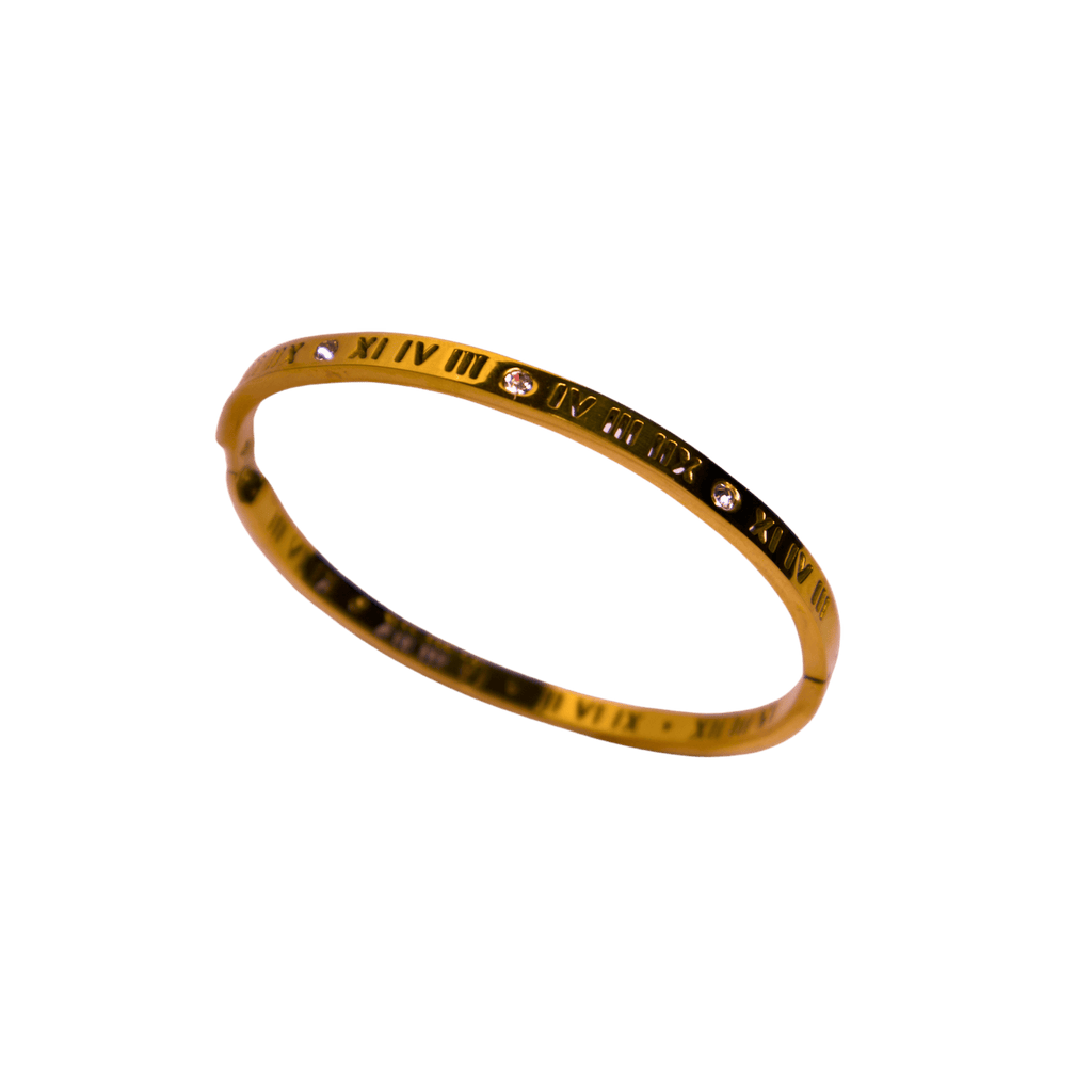 The Gold Standard Bangle – Waterproof, Tarnish-Free Bracelet – Waterproof Gold Jewelry – Aella Jewelry Co.