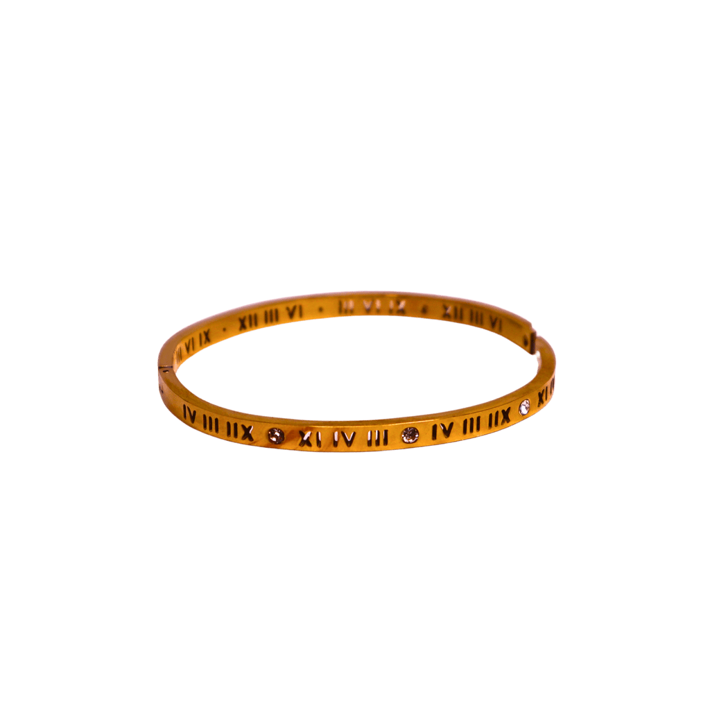 The Gold Standard Bangle – Waterproof, Tarnish-Free Bracelet – Waterproof Gold Jewelry – Aella Jewelry Co.
