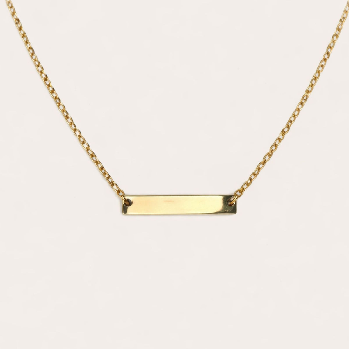 Minimalist Gold Bar Necklace – 18K PVD Stainless Steel, Waterproof, Tarnish - Free Everyday Necklace – Waterproof Gold Jewelry – Aella Jewelry Co.