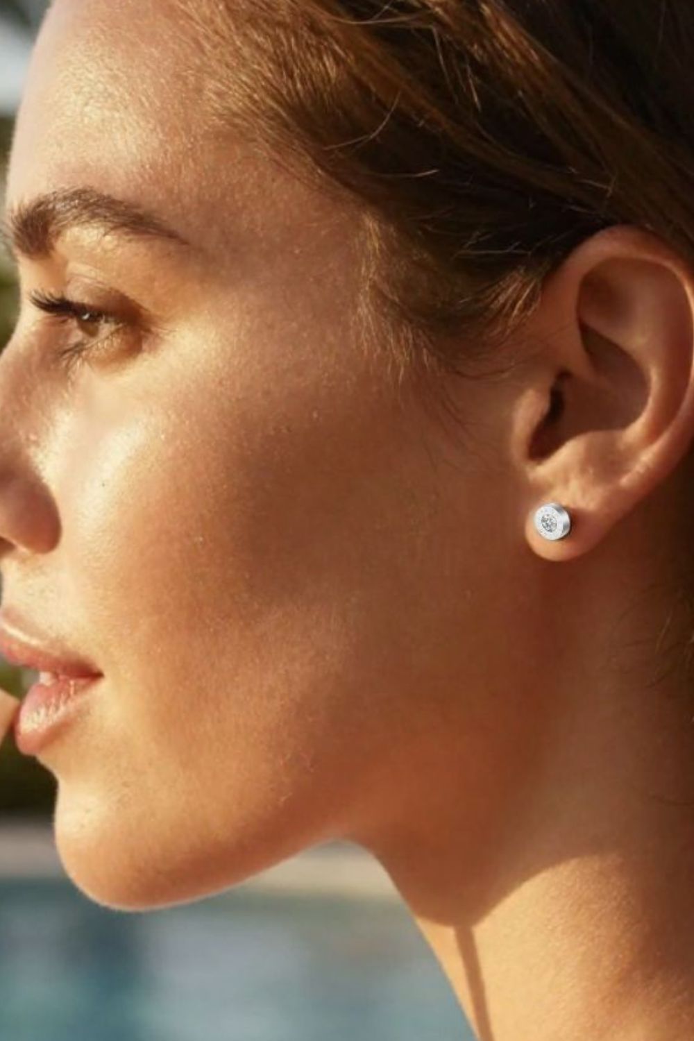 Roman Numeral Stainless Stud Earrings, Stainless Steel – Waterproof Gold Jewelry – Aella Jewelry Co.