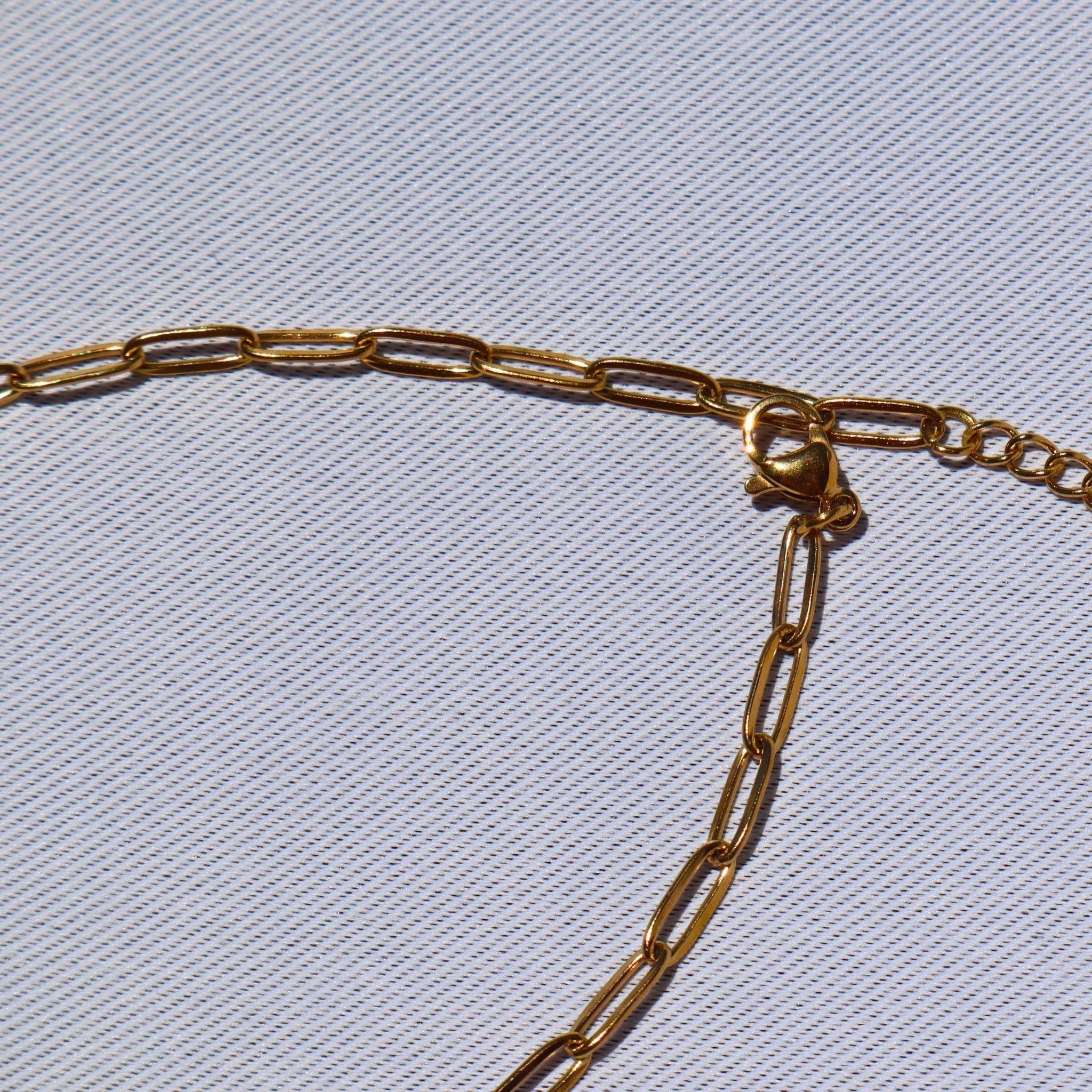 Paperclip Anklet – Waterproof 18K PVD Gold or Stainless Steel Chain Anklet