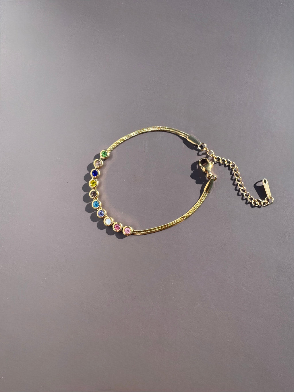 Prism Glow Bracelet - 18K Gold PVD Multicolor